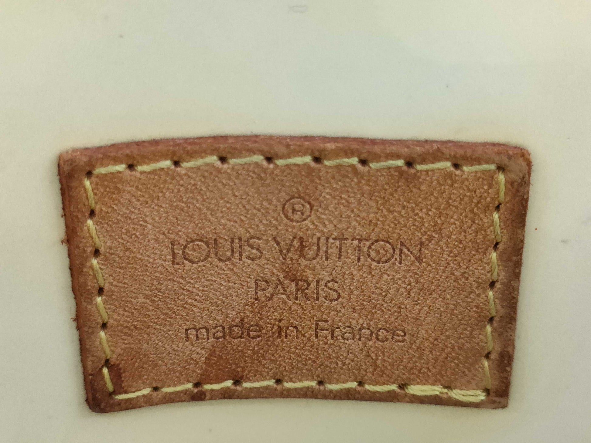 LOUIS VUITTON Vernis Reed PM Handbag