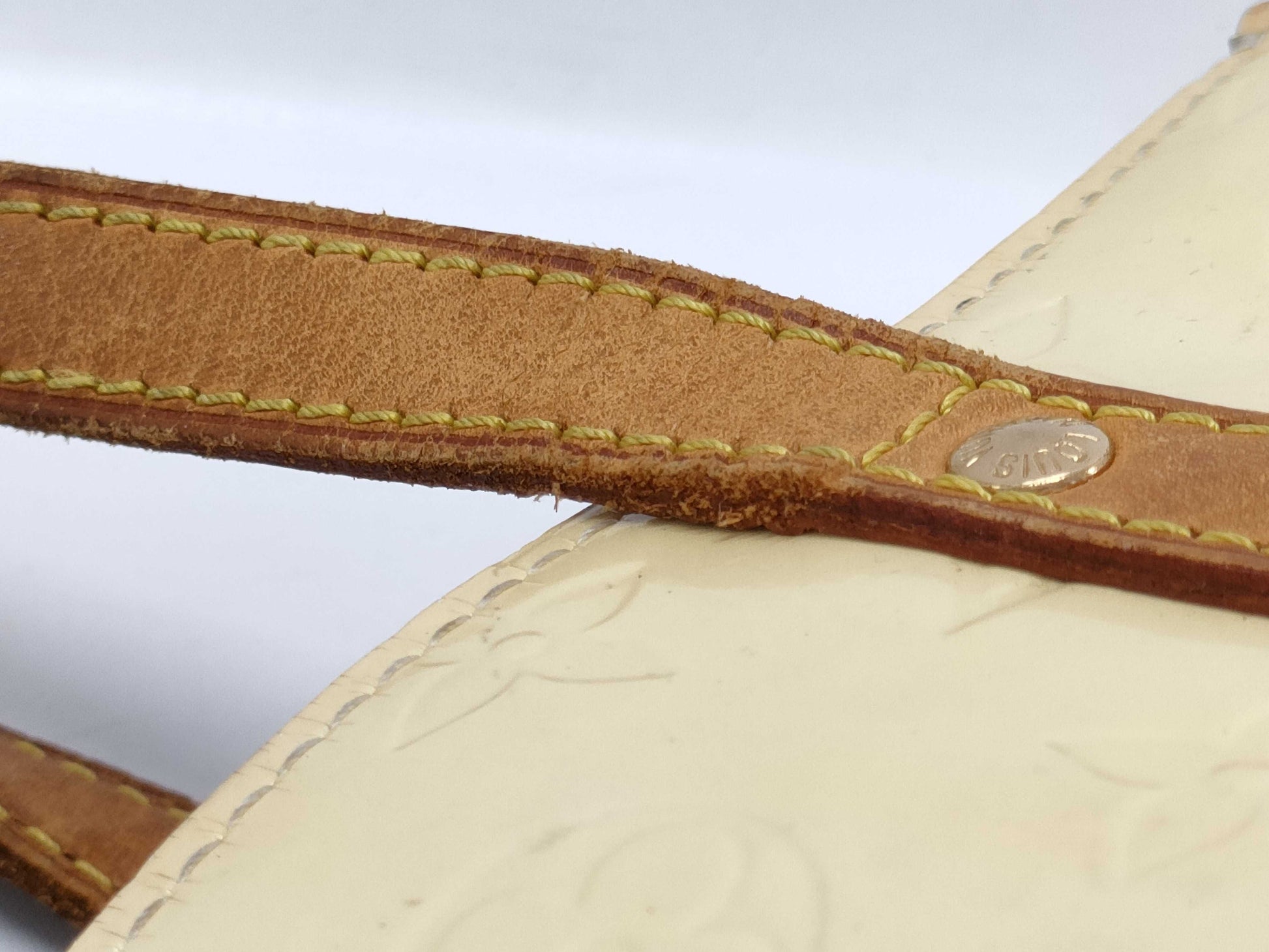 LOUIS VUITTON Vernis Reed PM Handbag
