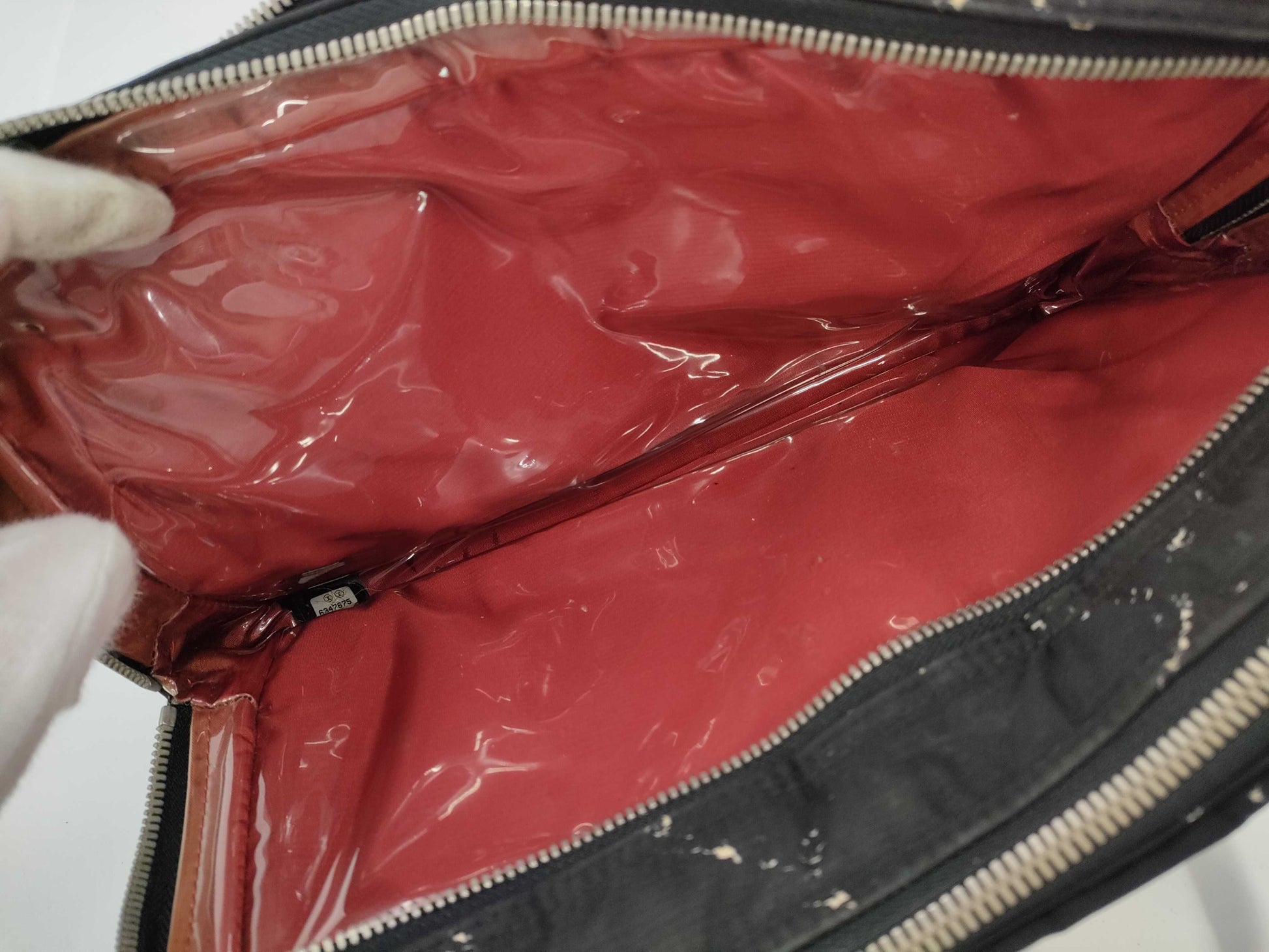 CHANEL old travel line handbag