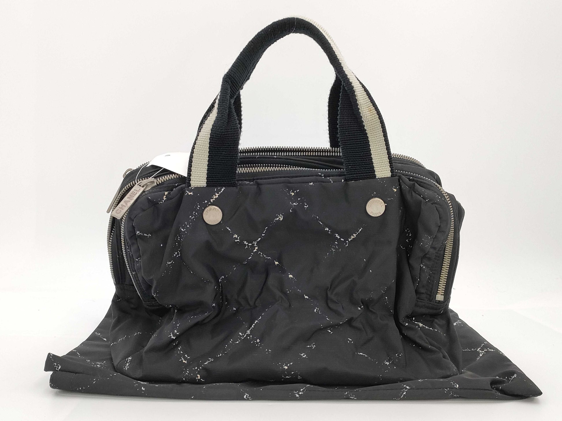 CHANEL old travel line handbag