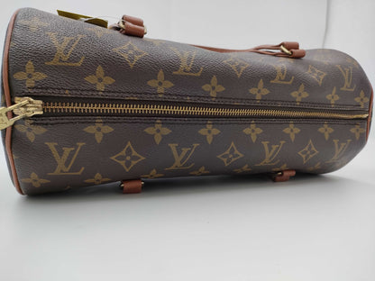 LOUIS VUITTON Monogram Old Papillon Handbag with Pouch