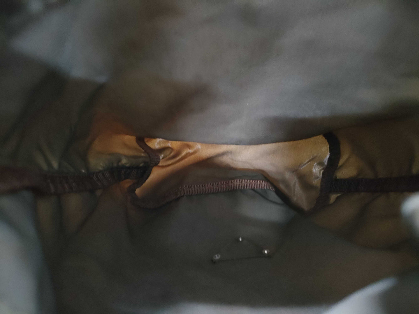 PRADA Nylon Pouch Khaki MV369 Pouch