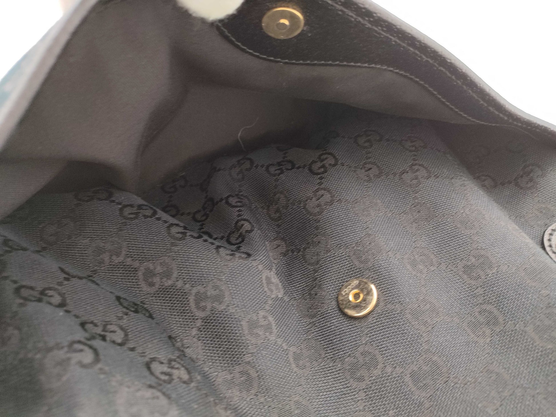 GUCCI GG Canvas Shoulder Bag 163288 Handbag