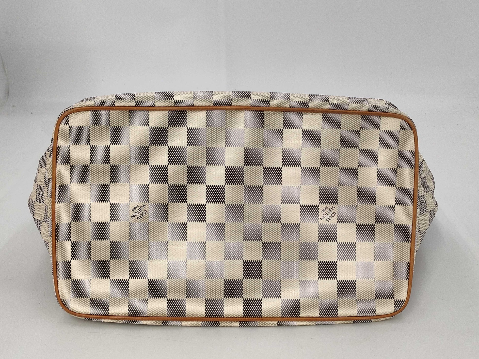 LOUIS VUITTON Damier Azur Saleya MM Tote Bag
