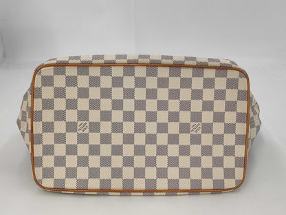 LOUIS VUITTON Damier Azur Saleya MM Tote Bag