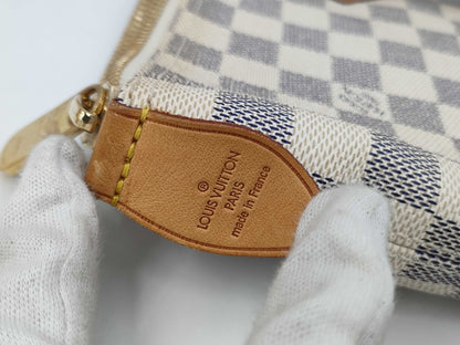 LOUIS VUITTON Damier Azur Saleya MM Tote Bag