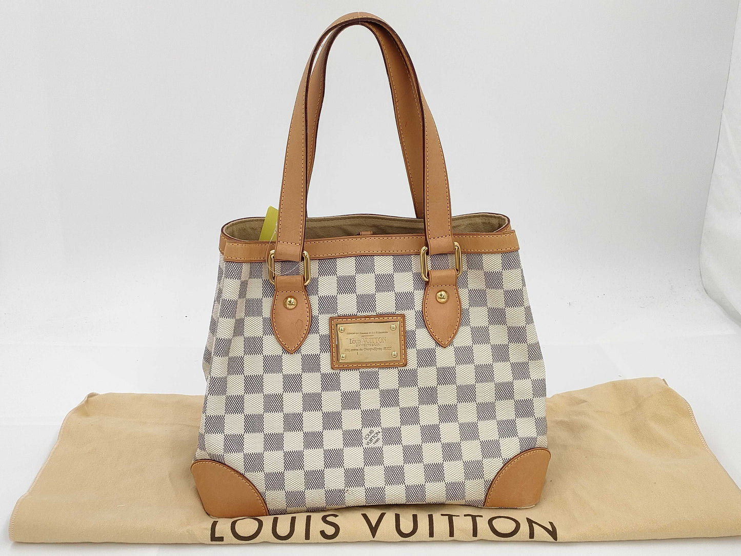 LOUIS VUITTON Damier Azur Hampstead PM Handbag