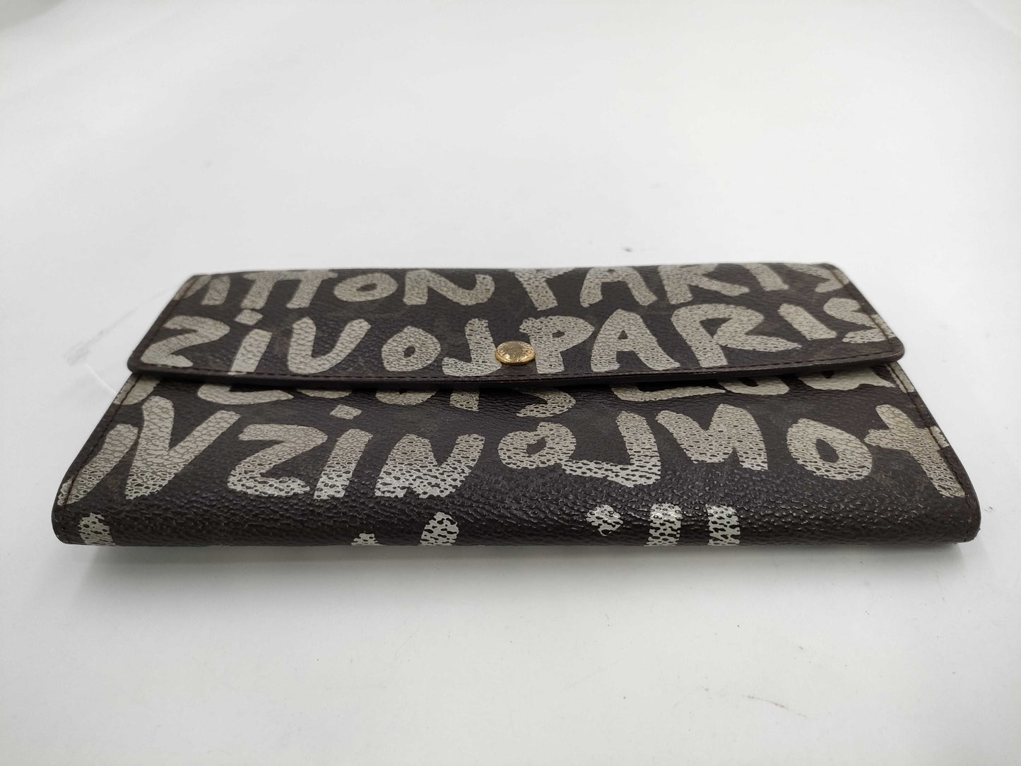 LOUIS VUITTON Monogram Graffiti Portefeuille Sarah*1 Wallet