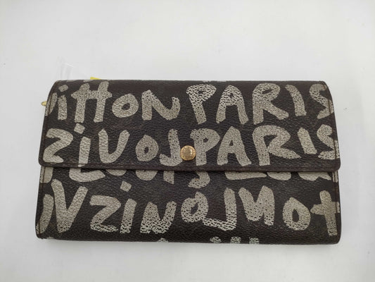 LOUIS VUITTON Monogram Graffiti Portefeuille Sarah*1 Wallet