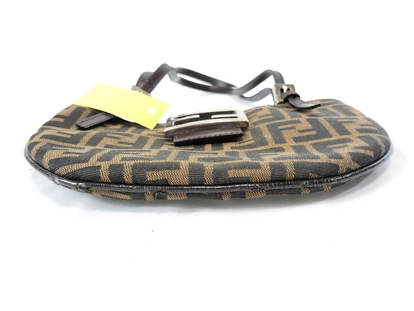 FENDI Zucca Mamma Half Moon Tote Handbag