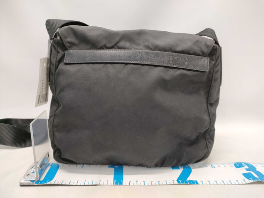 PRADA nylon shoulder bag, black