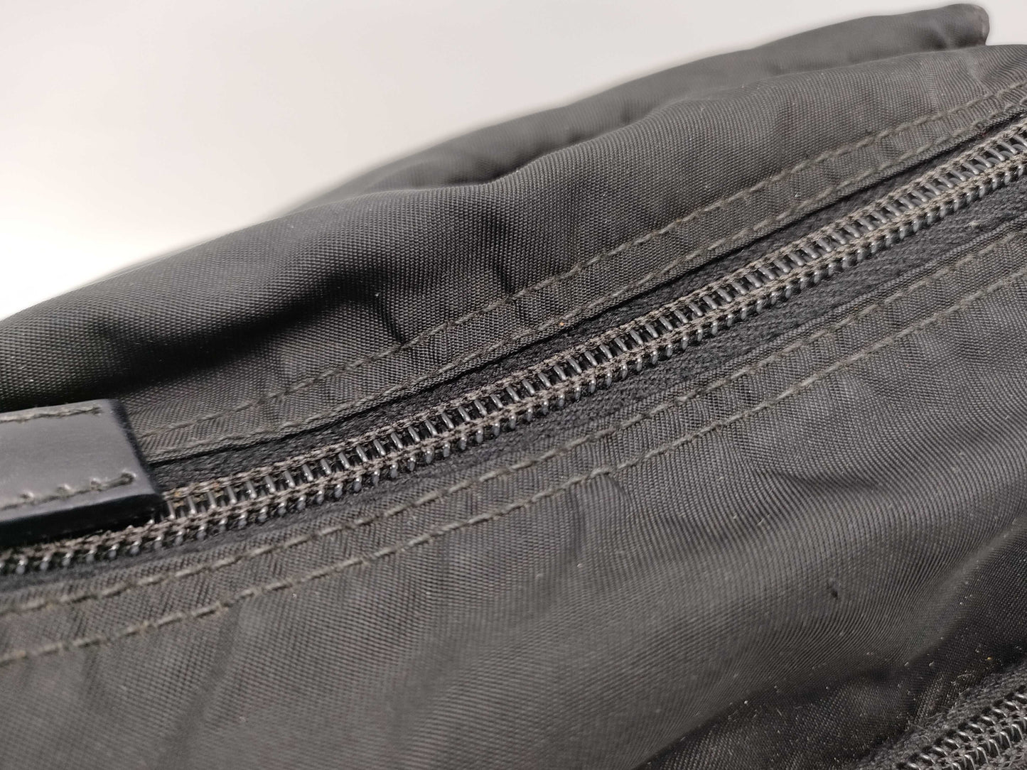 PRADA nylon shoulder bag, black