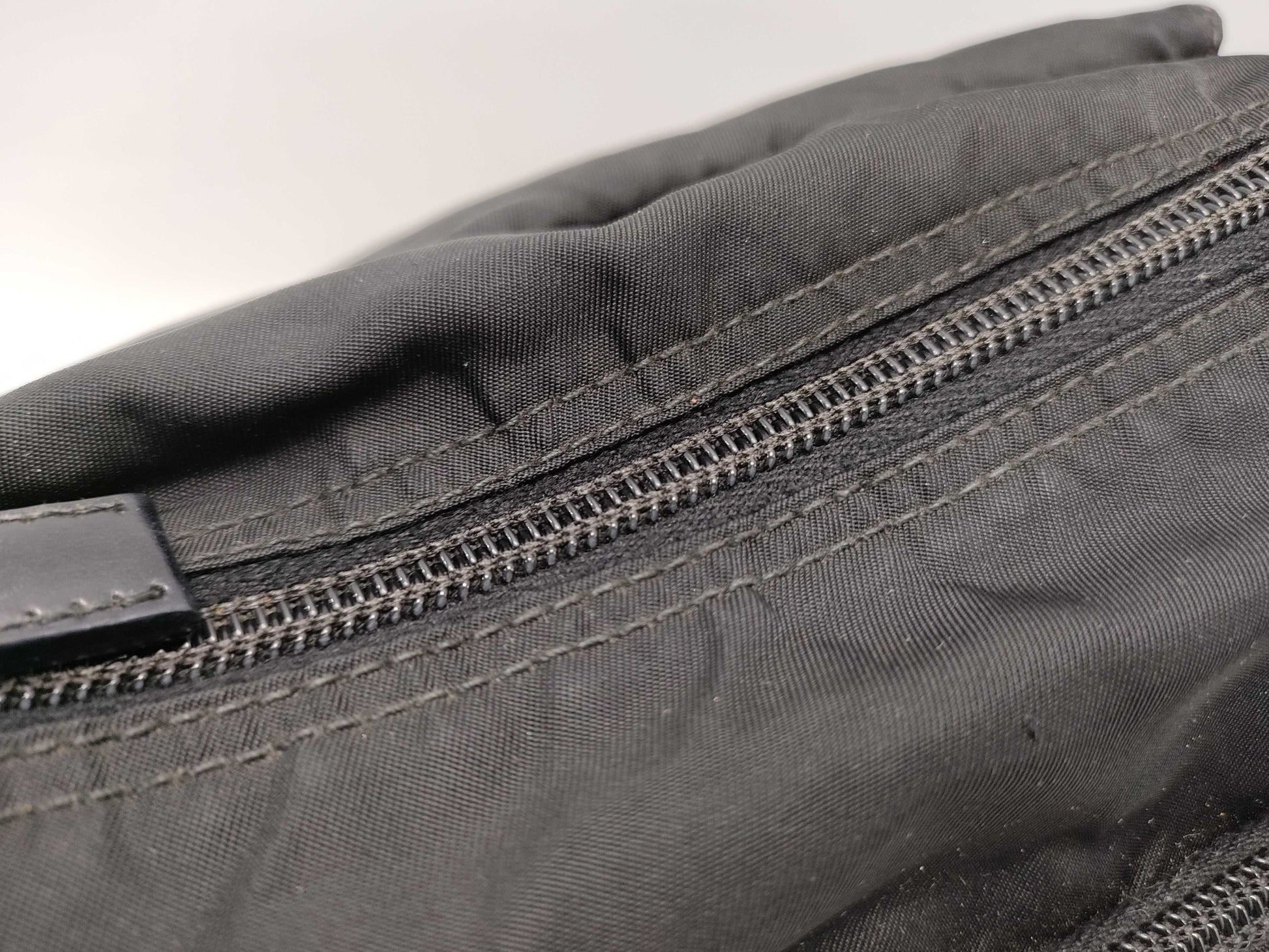 PRADA nylon shoulder bag, black
