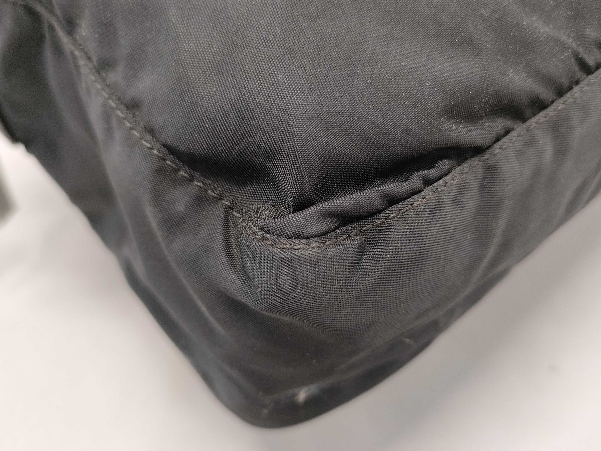 PRADA nylon shoulder bag, black