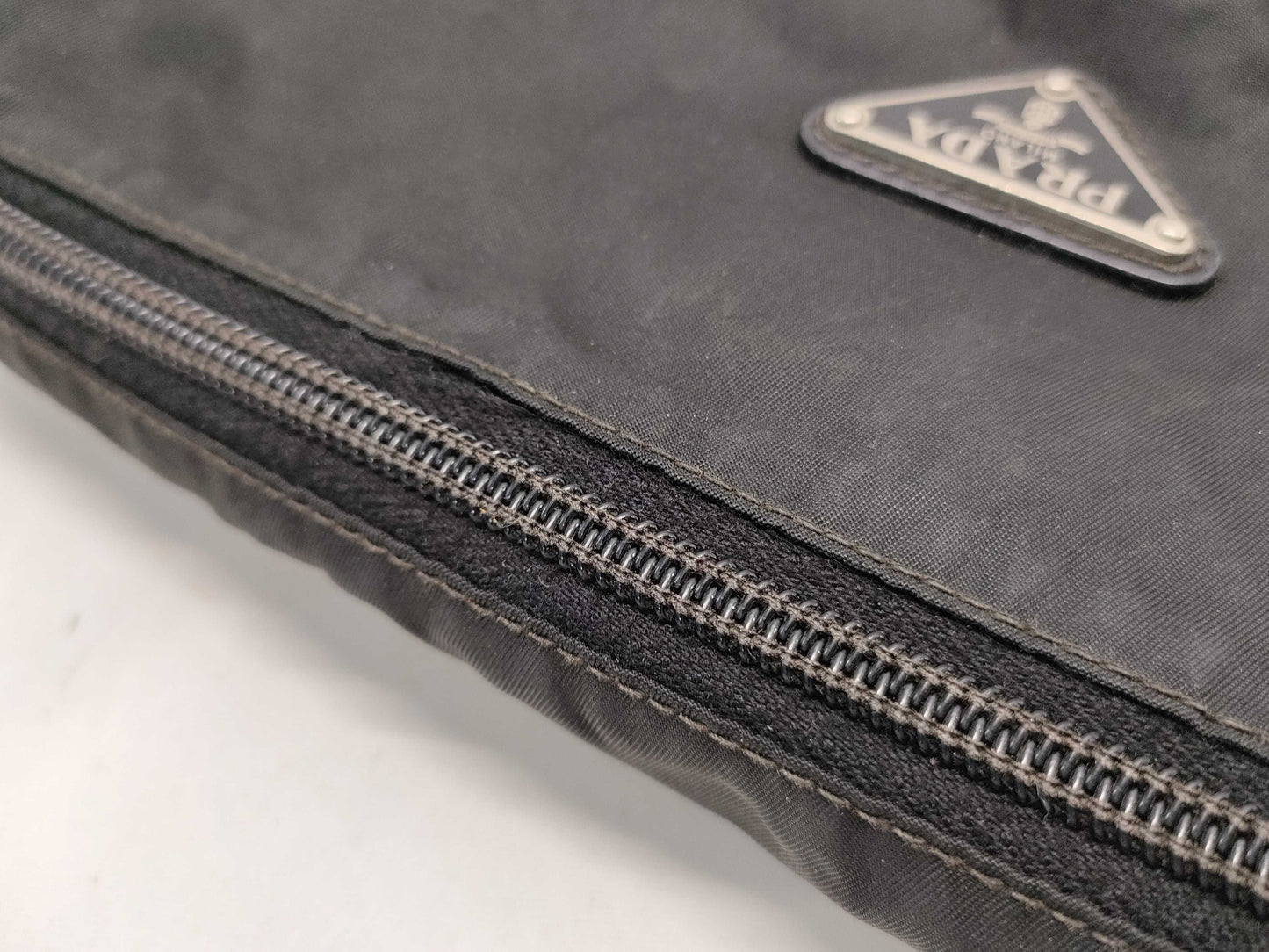 PRADA nylon shoulder bag, black
