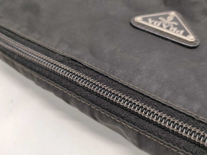 PRADA nylon shoulder bag, black