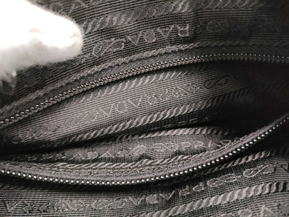 PRADA nylon shoulder bag, black