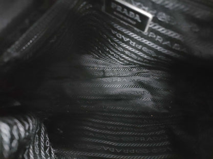 PRADA nylon shoulder bag, black