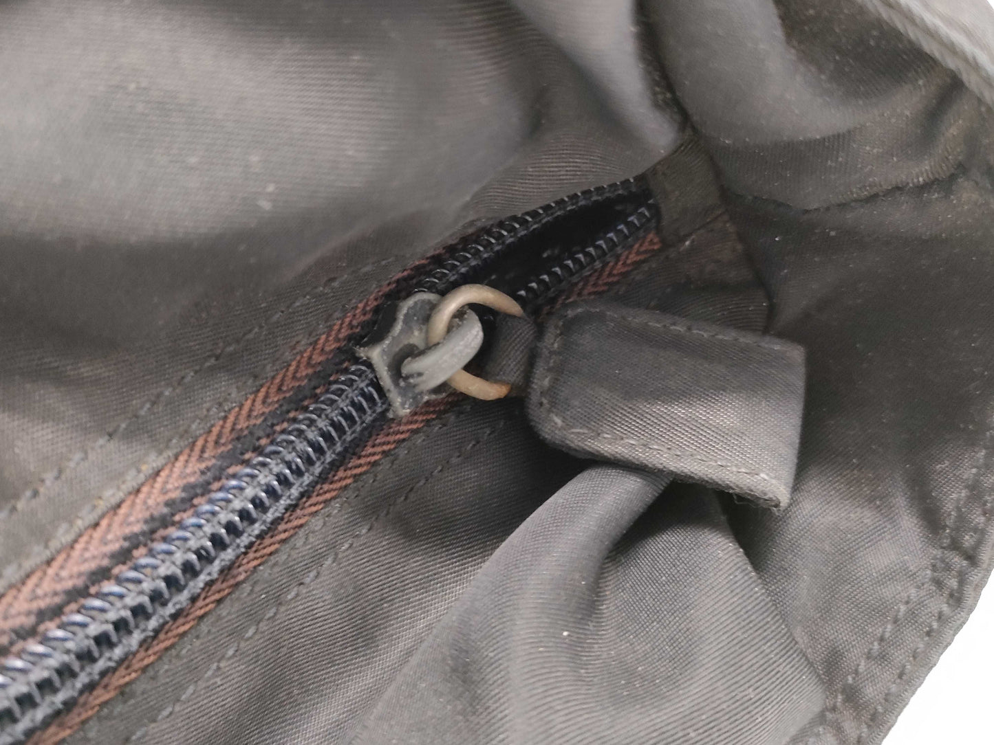 PRADA nylon black tote bag