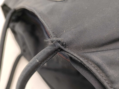 PRADA nylon black tote bag