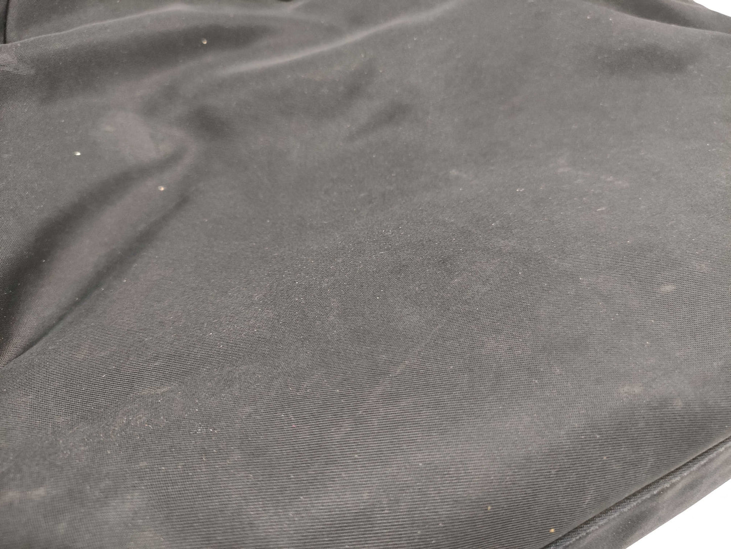 PRADA nylon black tote bag
