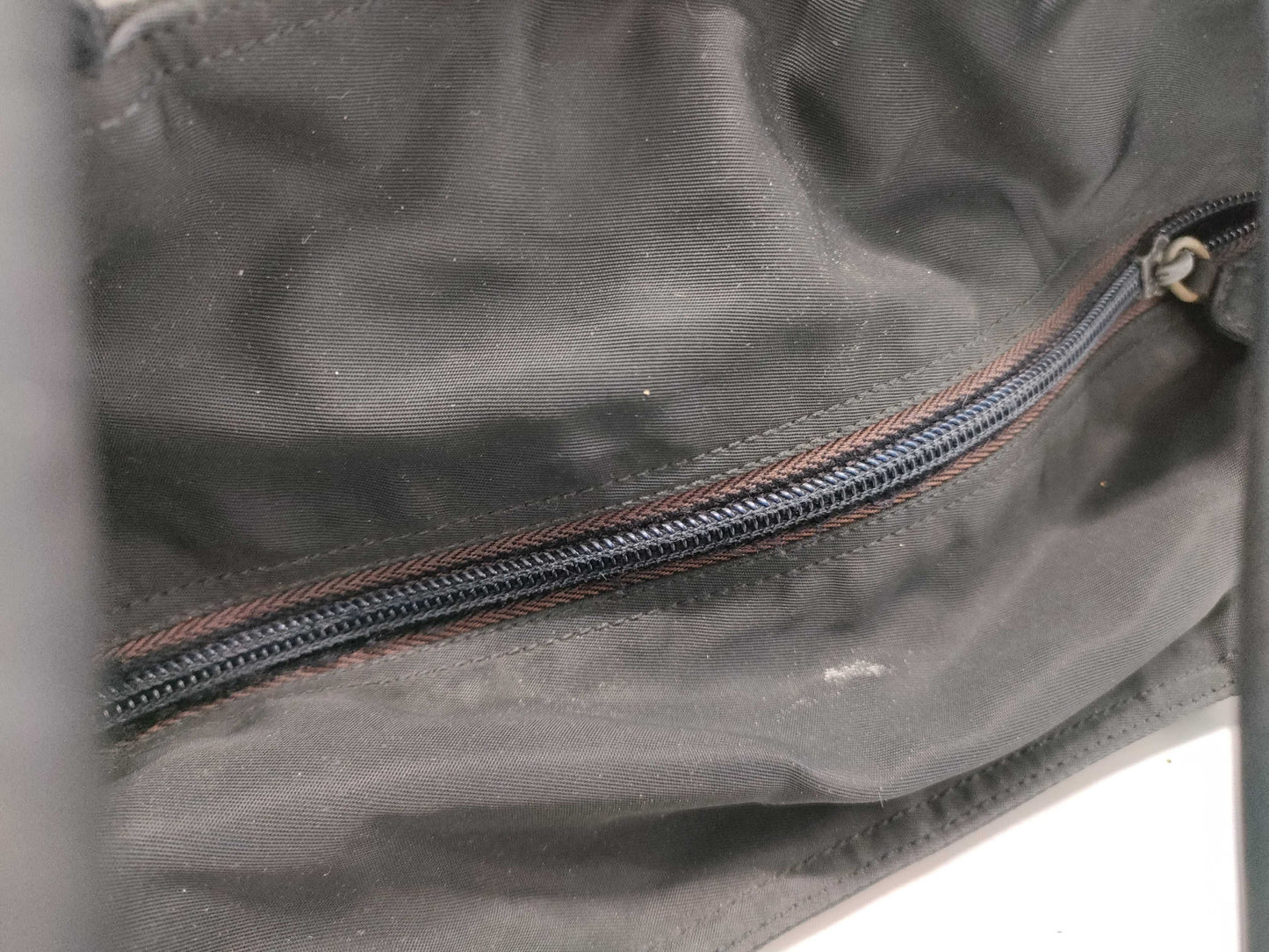 PRADA nylon black tote bag