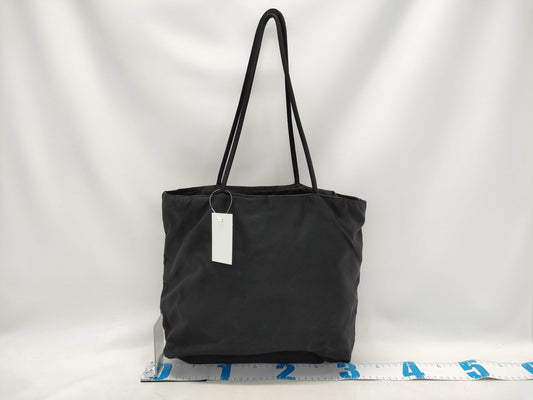 PRADA nylon black tote bag