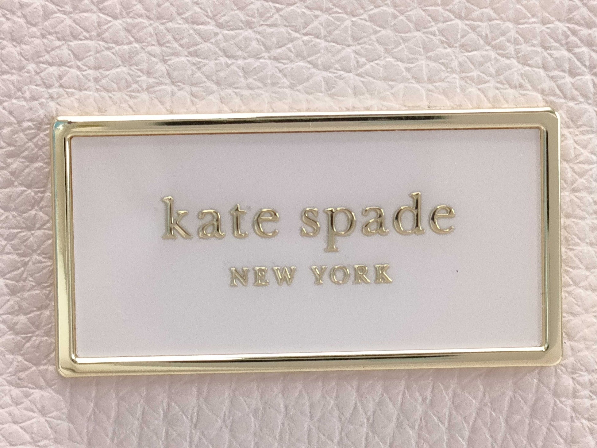 Kate Spade Tote Bag with Logo Plate Handbag