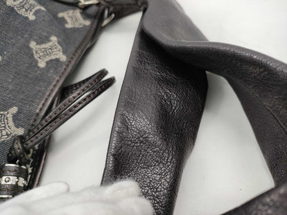 CELINE denim handbag handbag