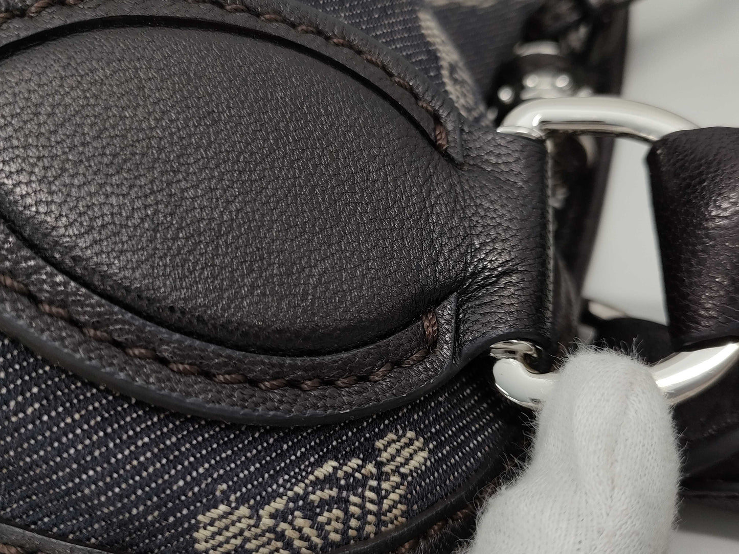 CELINE denim handbag handbag