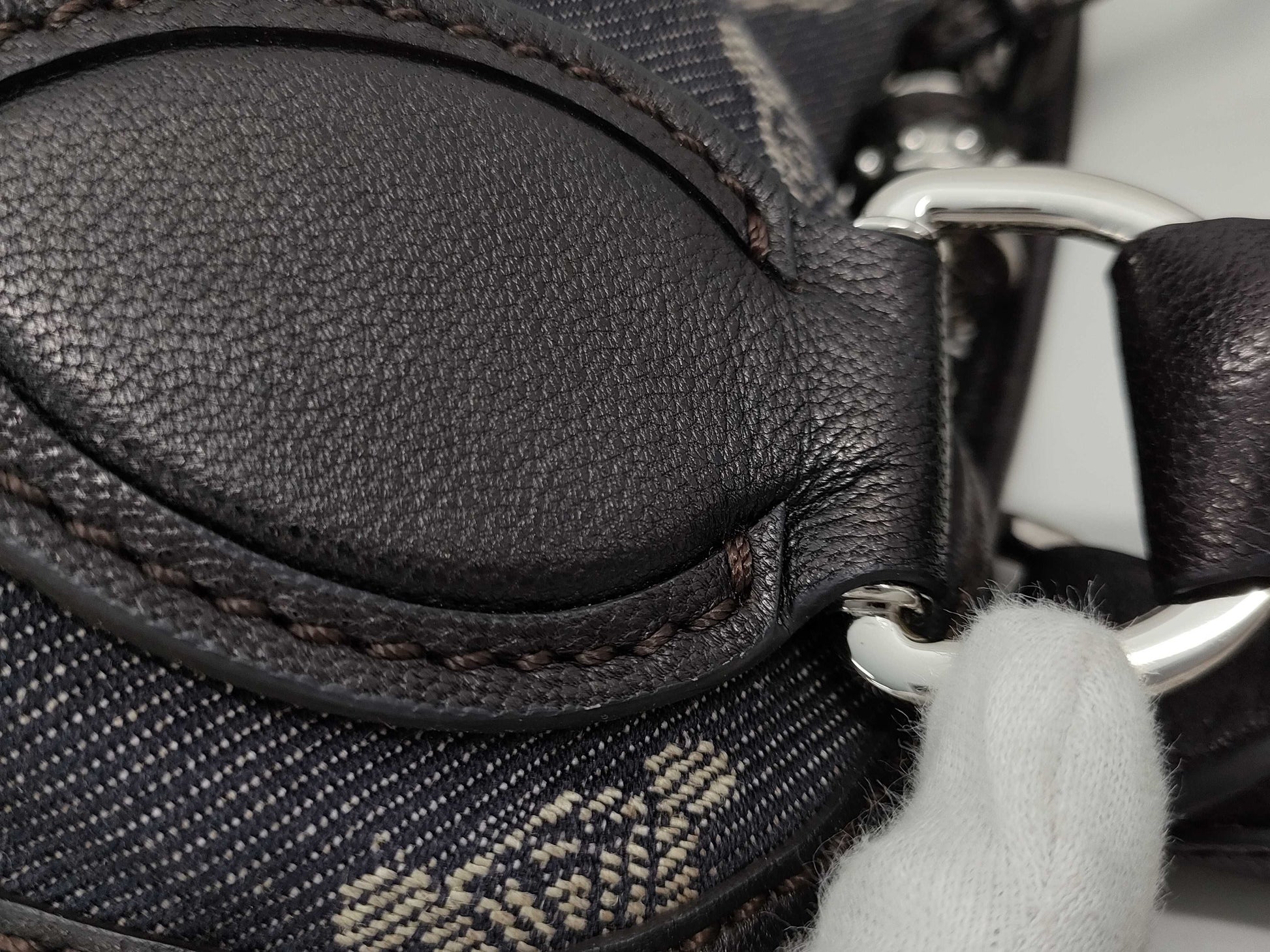 CELINE denim handbag handbag