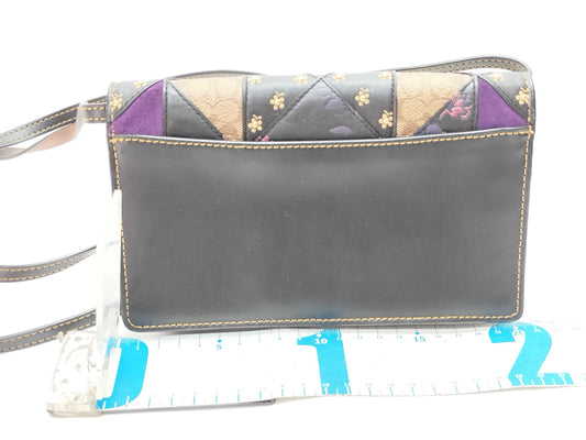 COACH Signature Shoulder Wallet Leather Shoulder Bag