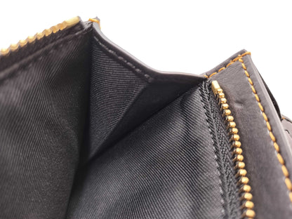 COACH Signature Shoulder Wallet Leather Shoulder Bag