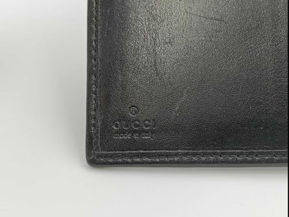 GUCCI Black Card Case, Card Case, Pass Case, Business Card Case