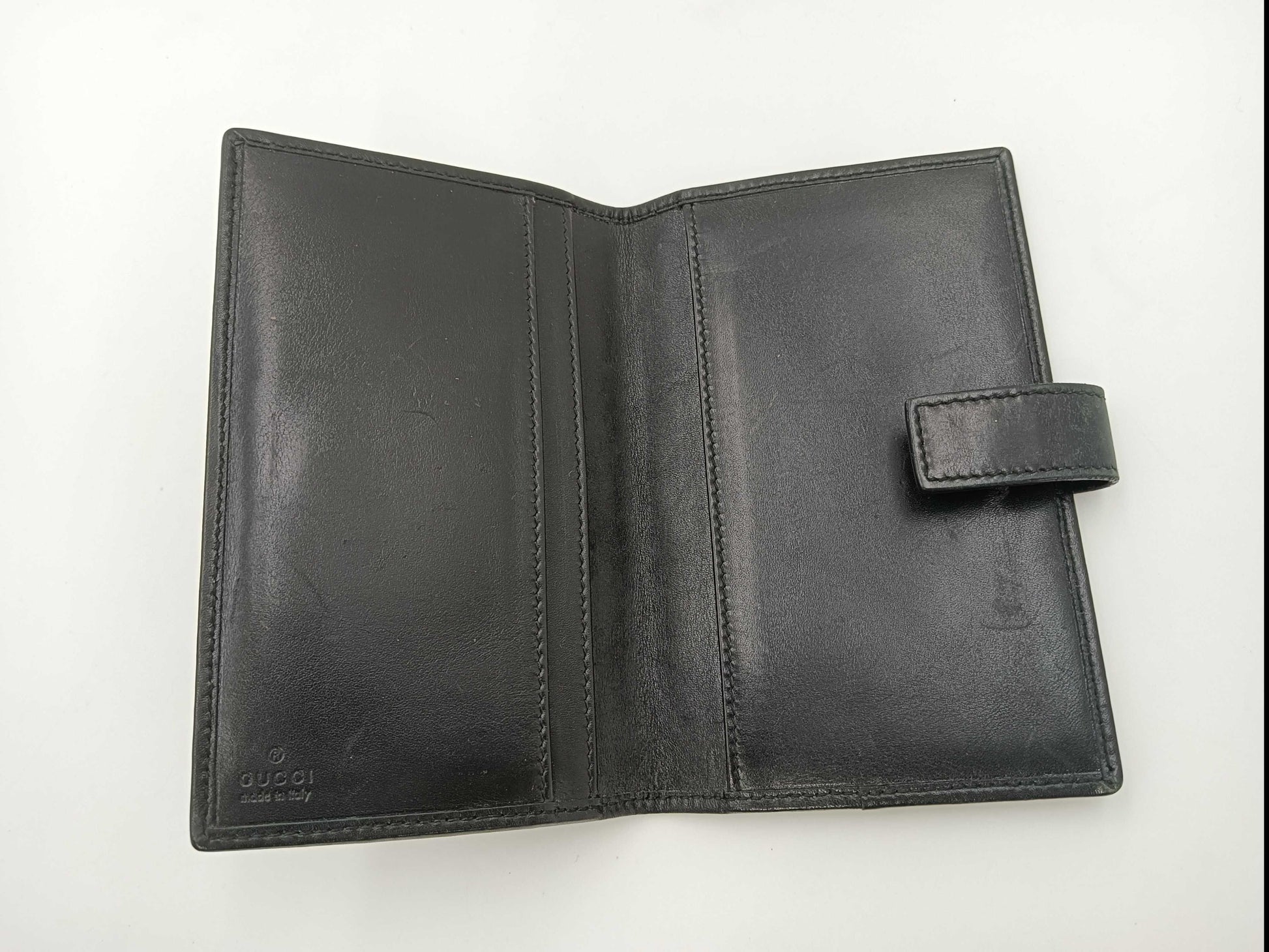 GUCCI Black Card Case, Card Case, Pass Case, Business Card Case