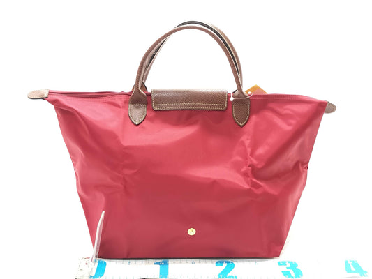 LONG CHAMP Pliage M Red Tote Bag
