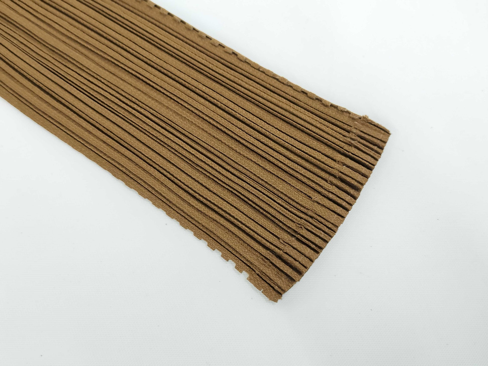 ISSEY MIYAKE Pleated Long Sleeve Top Brown Top