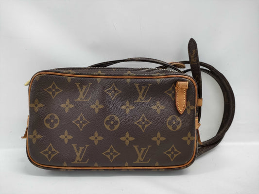 LOUIS VUITTON Monogram M51828 Pochette Marly Bandouliere Shoulder Bag