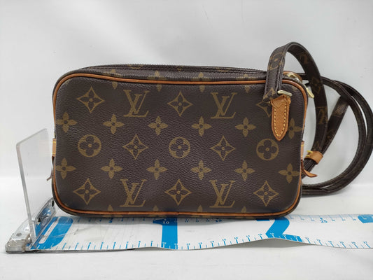 LOUIS VUITTON Monogram M51828 Pochette Marly Bandouliere Shoulder Bag