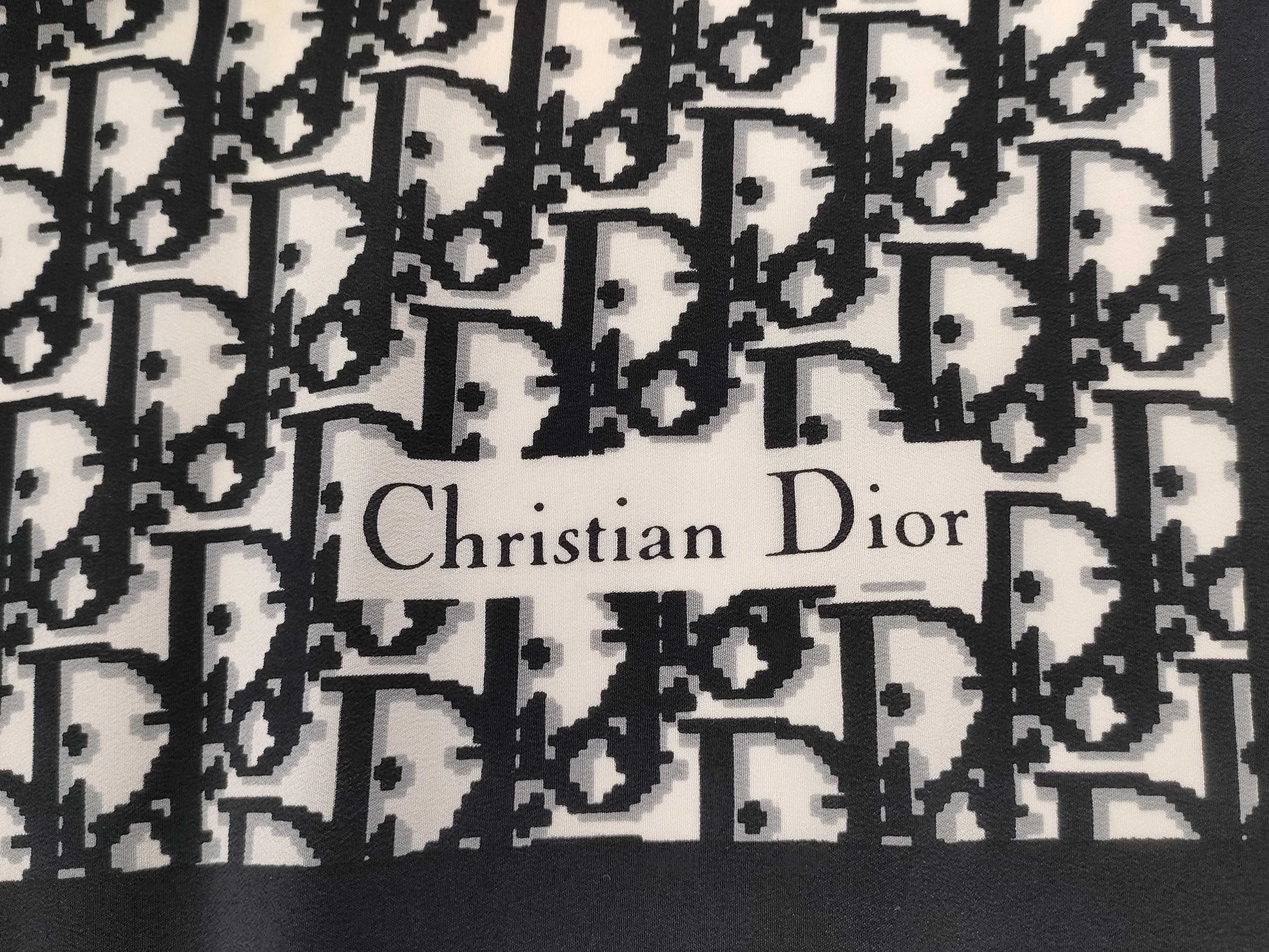 Dior Trotter Scarf Black Scarf