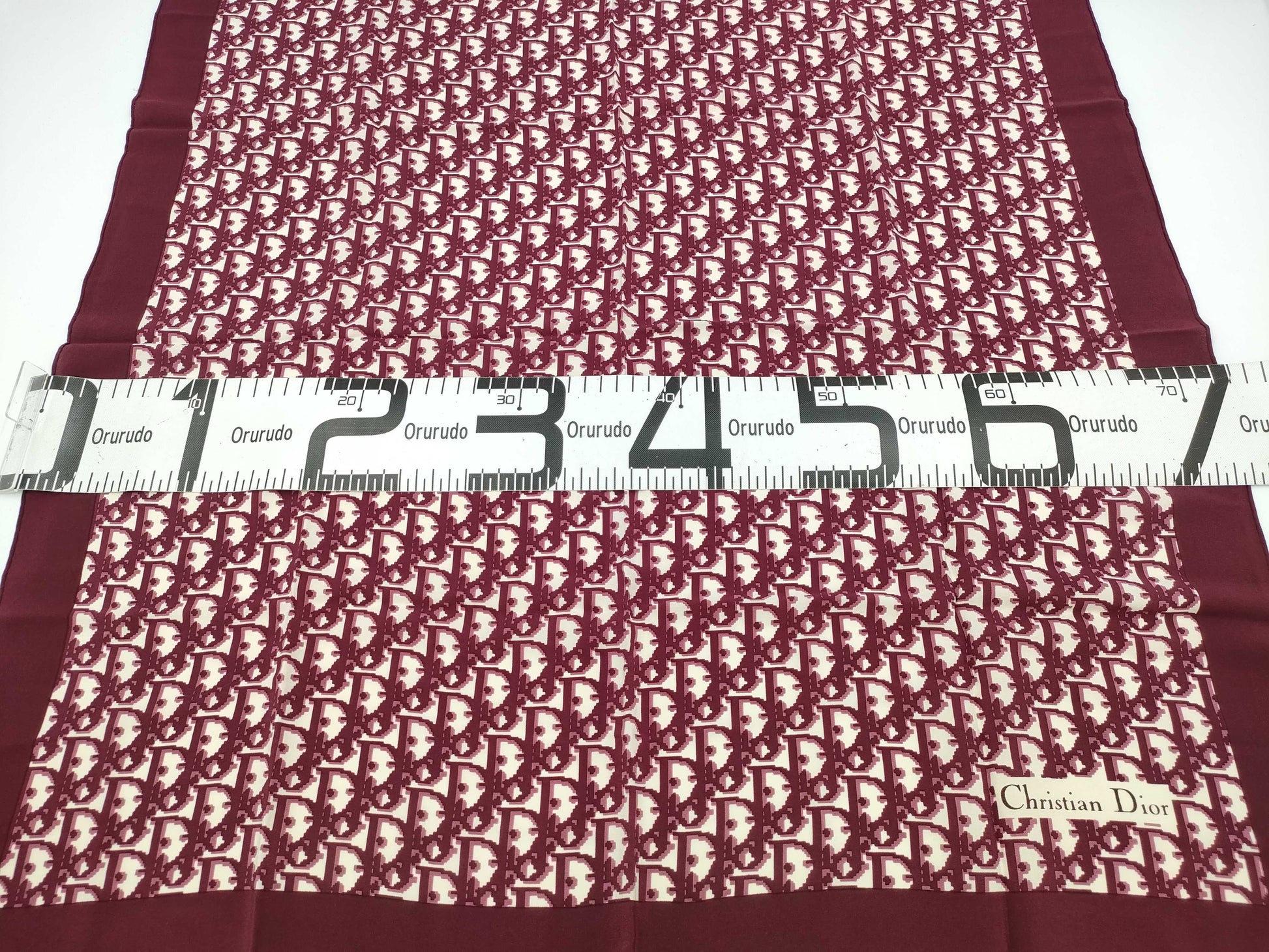 Dior Trotter Scarf Bordeaux Scarf
