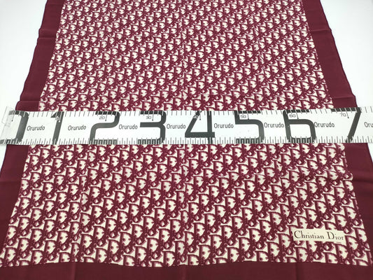 Dior Trotter Scarf Bordeaux Scarf