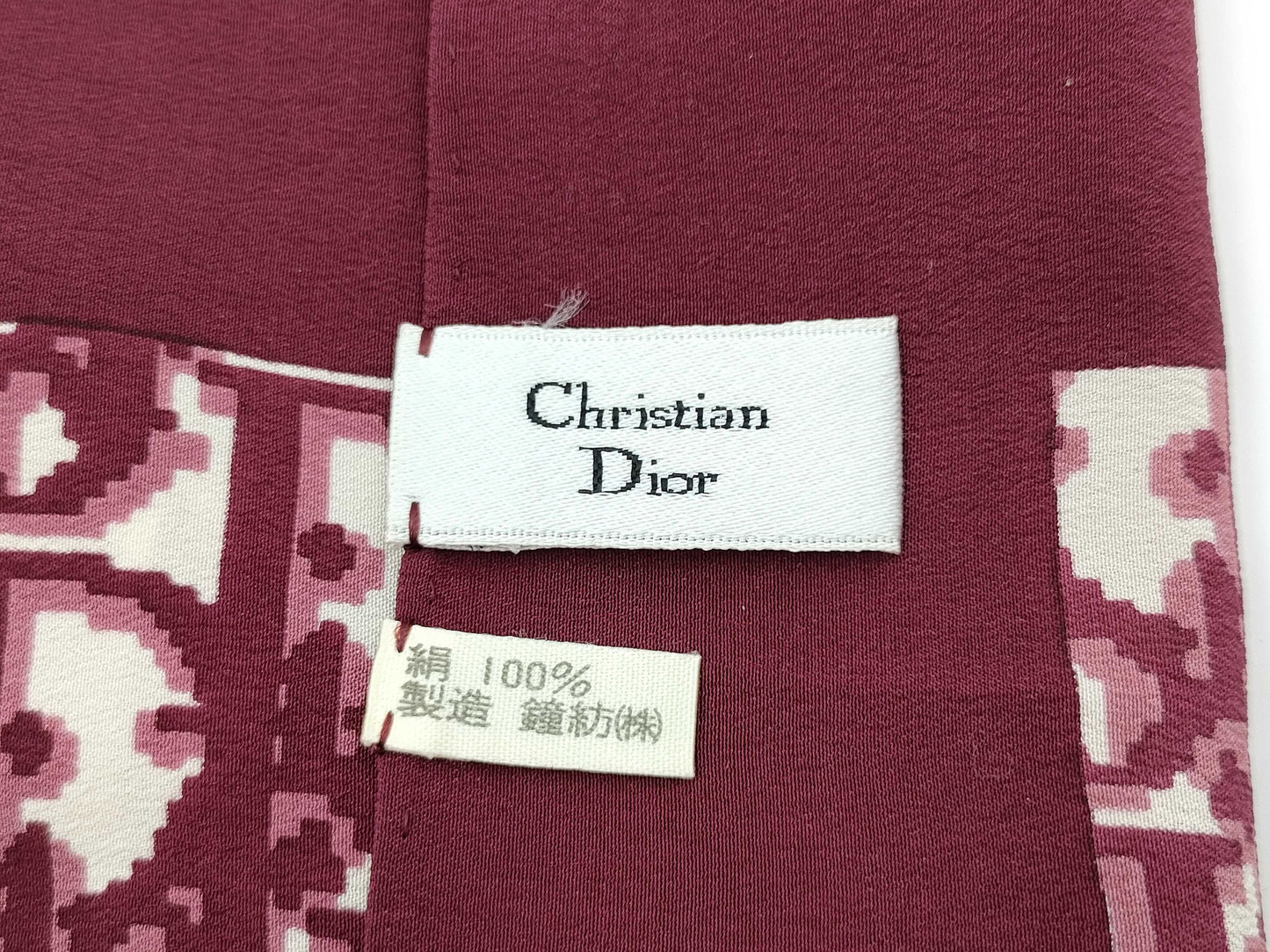 Dior Trotter Scarf Bordeaux Scarf