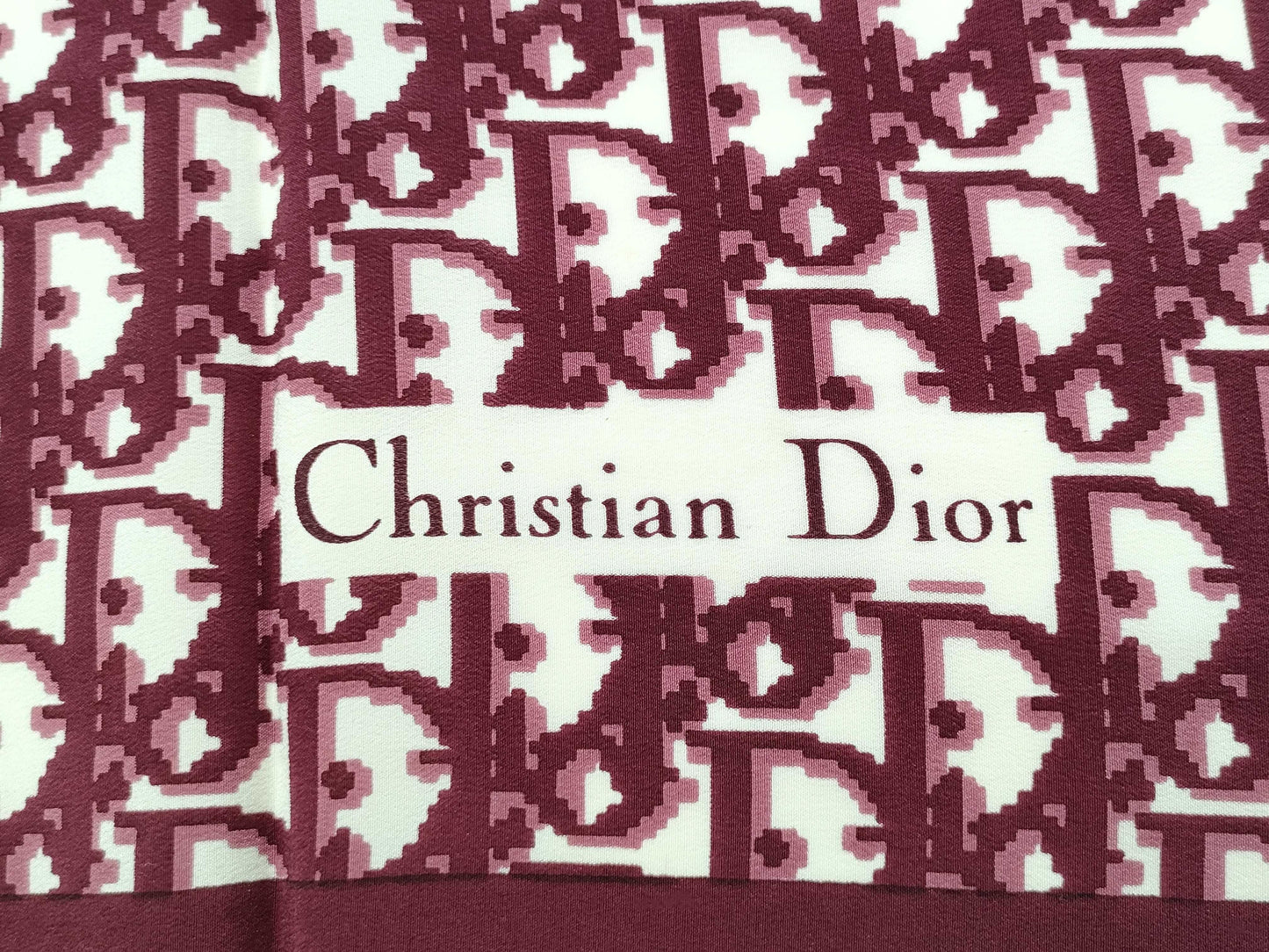 Dior Trotter Scarf Bordeaux Scarf