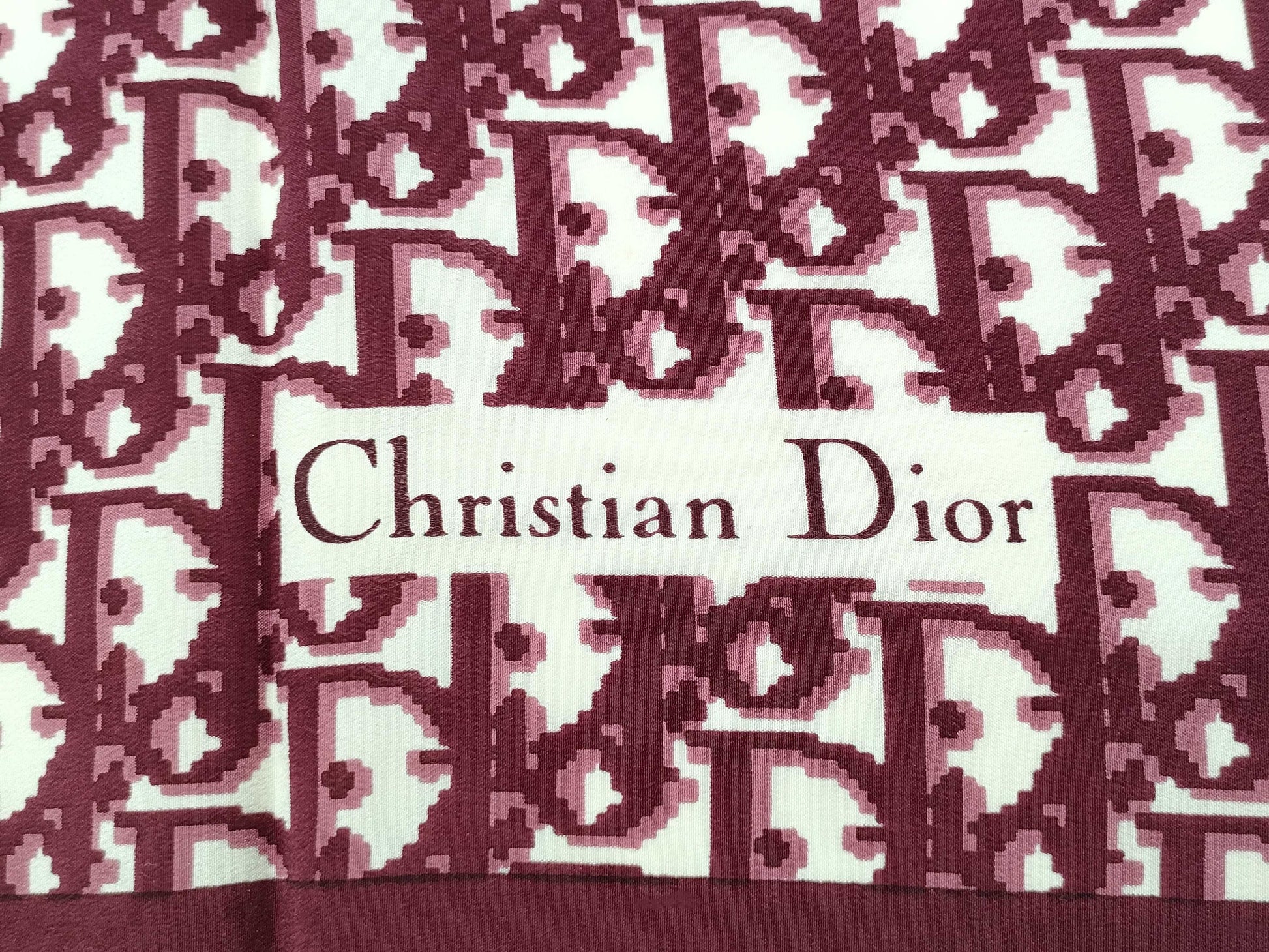 Dior Trotter Scarf Bordeaux Scarf