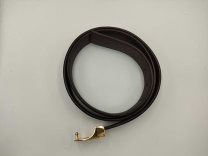LOUIS VUITTON Monogram Santur LV Cut Belt