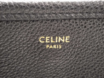 CELINE Small Fold Cabas 2-way Black Handbag