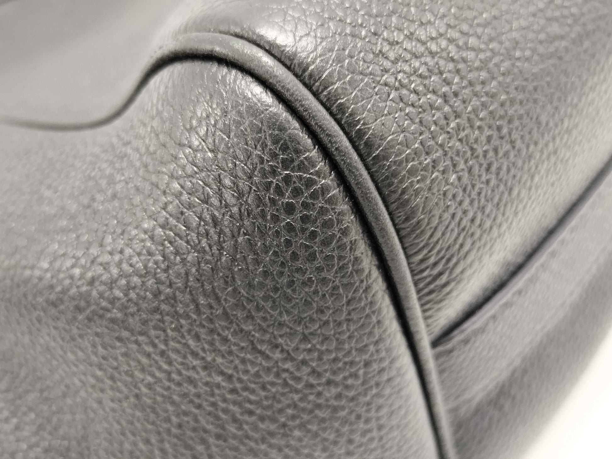 CELINE Small Fold Cabas 2-way Black Handbag
