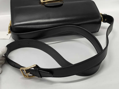 CELINE Carriage Hardware Leather Shoulder Bag