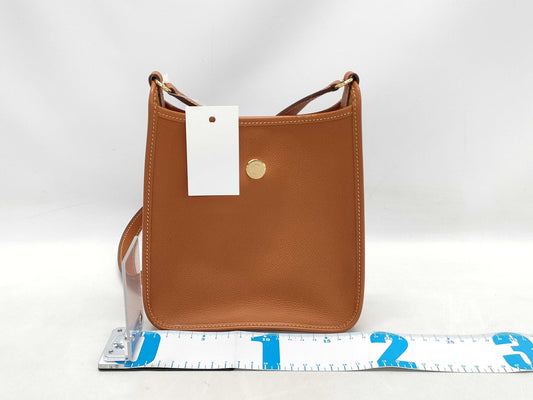 HERMES □I engraved Vespa PM gold shoulder bag